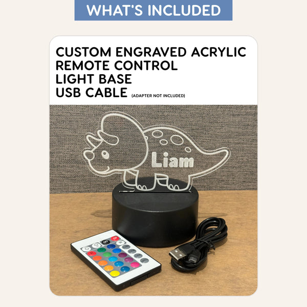Custom Dinosaur Night Light
