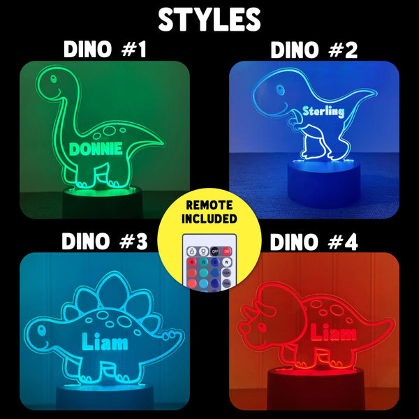 Custom Dinosaur Night Light