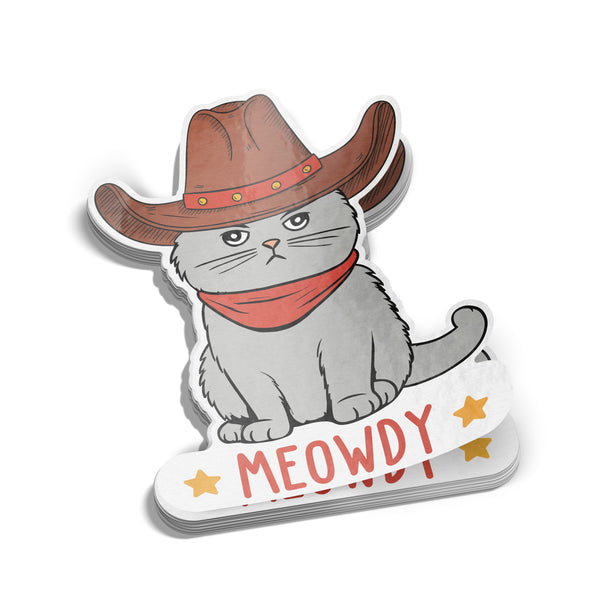 Meowdy Sticker