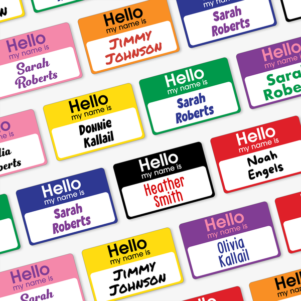 Hello My Name is - Classic Name Labels