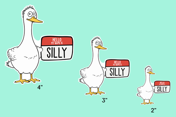 Silly Goose Sticker